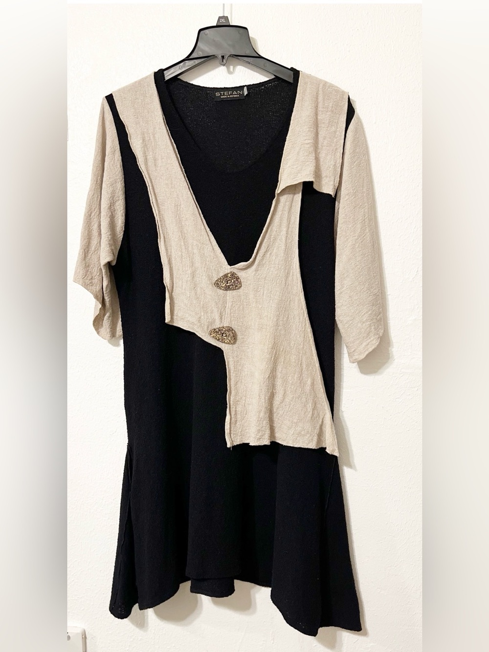 Stefani distinctive European Lagenlook Prairie Boho Art to Wear Oversize Artsy